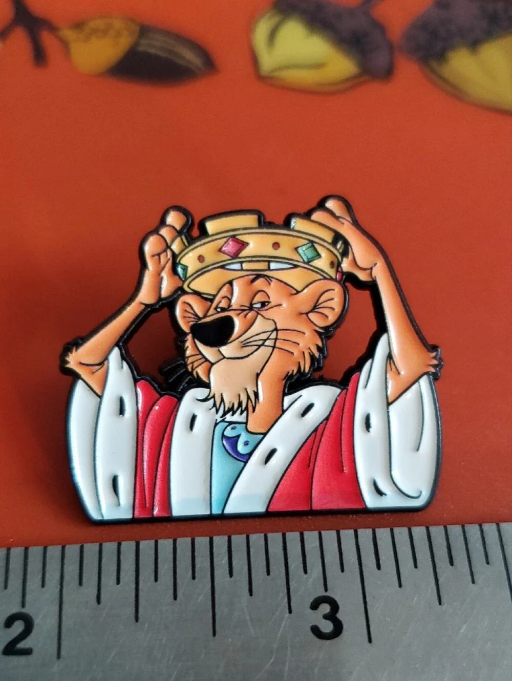 Lion Prince Character Enamel Lapel Pin